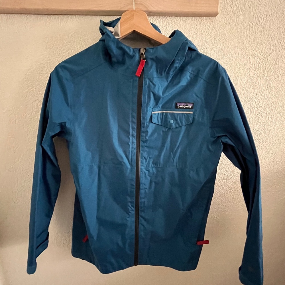 Patagonia Rain Jacket, Kids Size 14